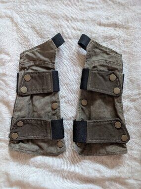 Volante Designs Canvas Bracers in Brown